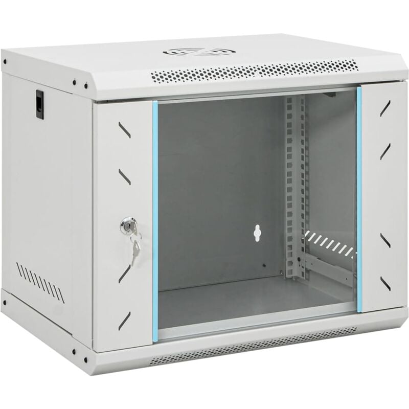 Vidaxl - Coffret de réseau mural 9U 19' IP20 53x40x45 cm