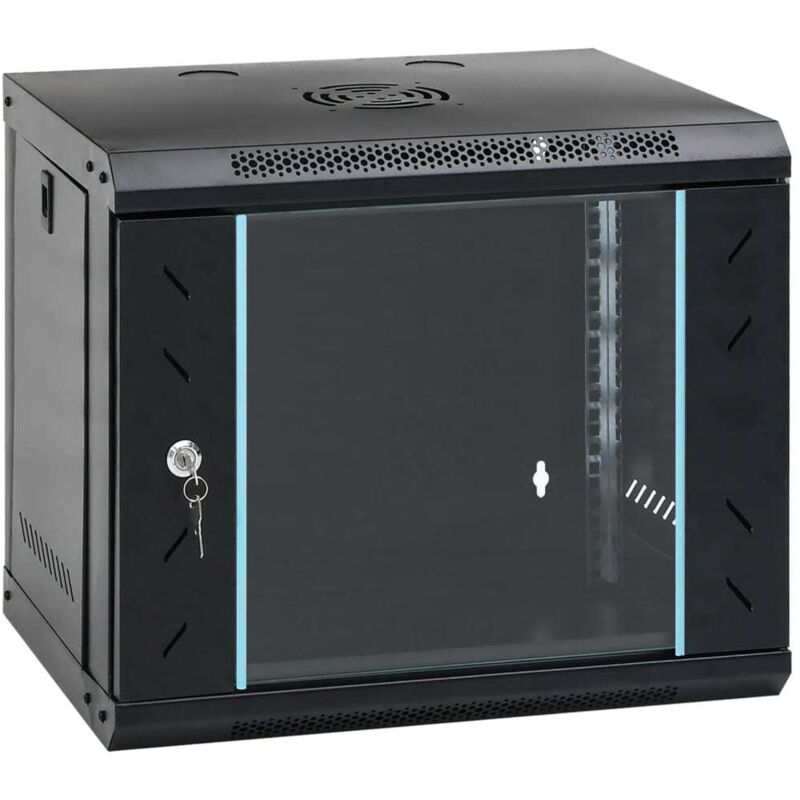 Vidaxl - Coffret de réseau mural 9U 19' IP20 53x40x45 cm