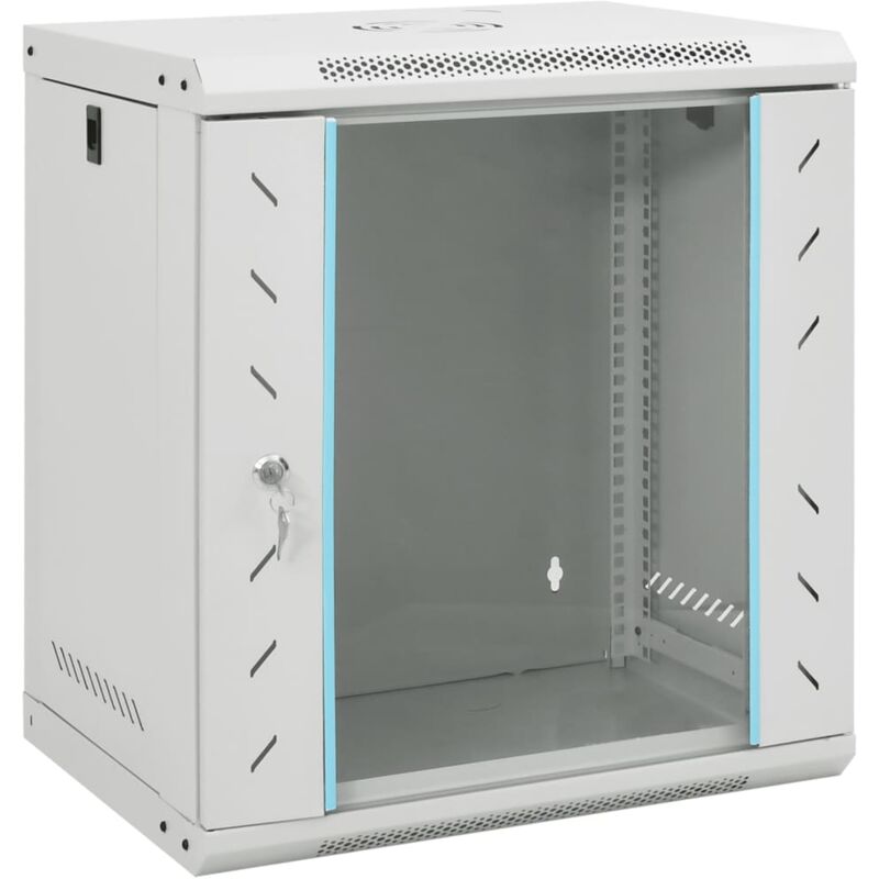 Coffret de réseau mural 12U 19' IP20 53x40x60 cm - Vidaxl