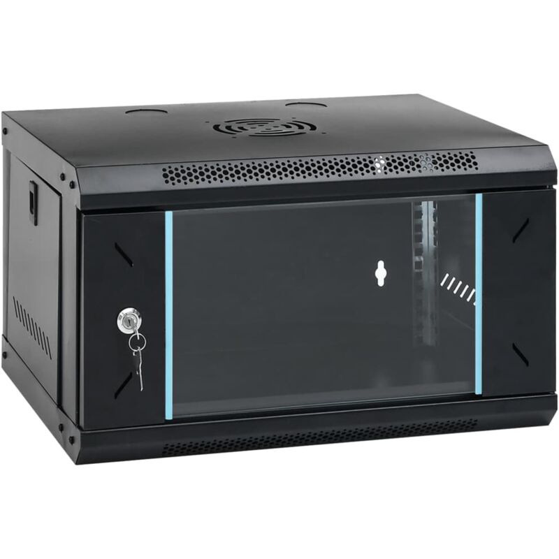Coffret de réseau mural 6U 19' IP20 53x40x30 cm Vidaxl