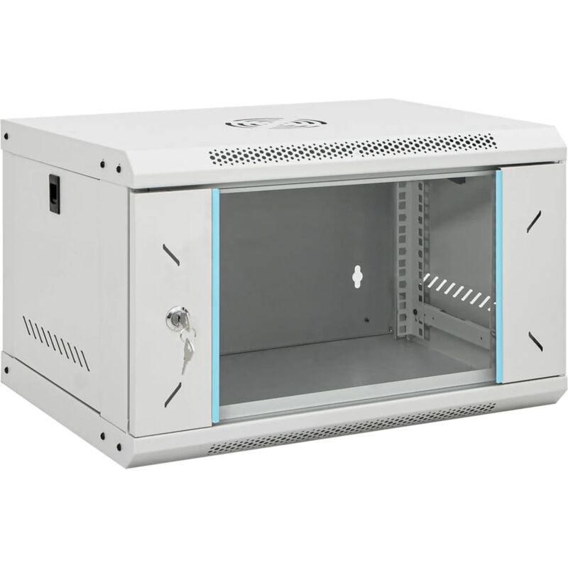 Coffret de réseau mural 6U 19' IP20 53x40x30 cm - Vidaxl
