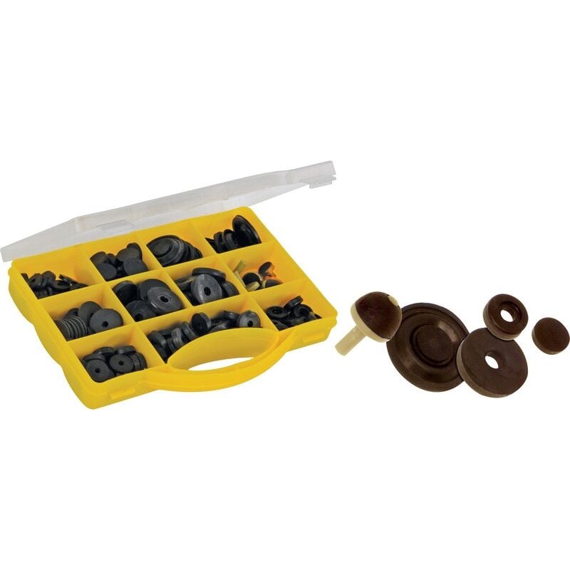 Joints assortis pour robinets 140 pcs Fixman 244653