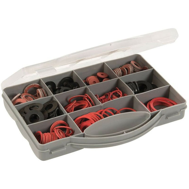 Fixman - Coffret de rondelles joints d'etancheite en caoutchouc et en fibre