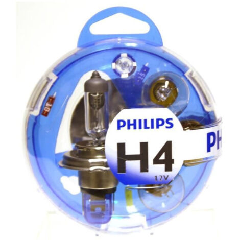 Coffret de secours ESSENTIAL avec ampoule H4 Philips