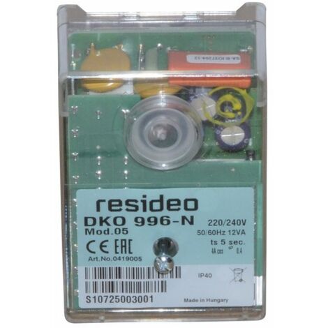 Coffret de sécurité DKO 996-N MOD 05 S1 - DIFF pour De Dietrich Chappée : 7694248