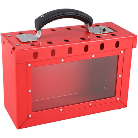 Coffret de sécurité portable à fenêtre transparente pour bureau, magasin, domicile et usage professionnel