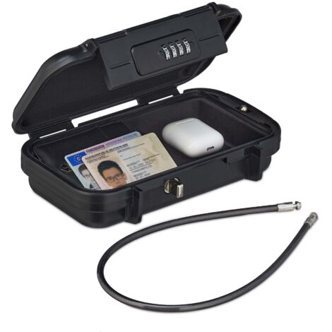 Coffret de securite portable avec serrure a combinaison