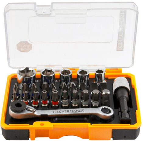 Coffret de serrage mini clé à cliquet 1/4" 26 PCS
