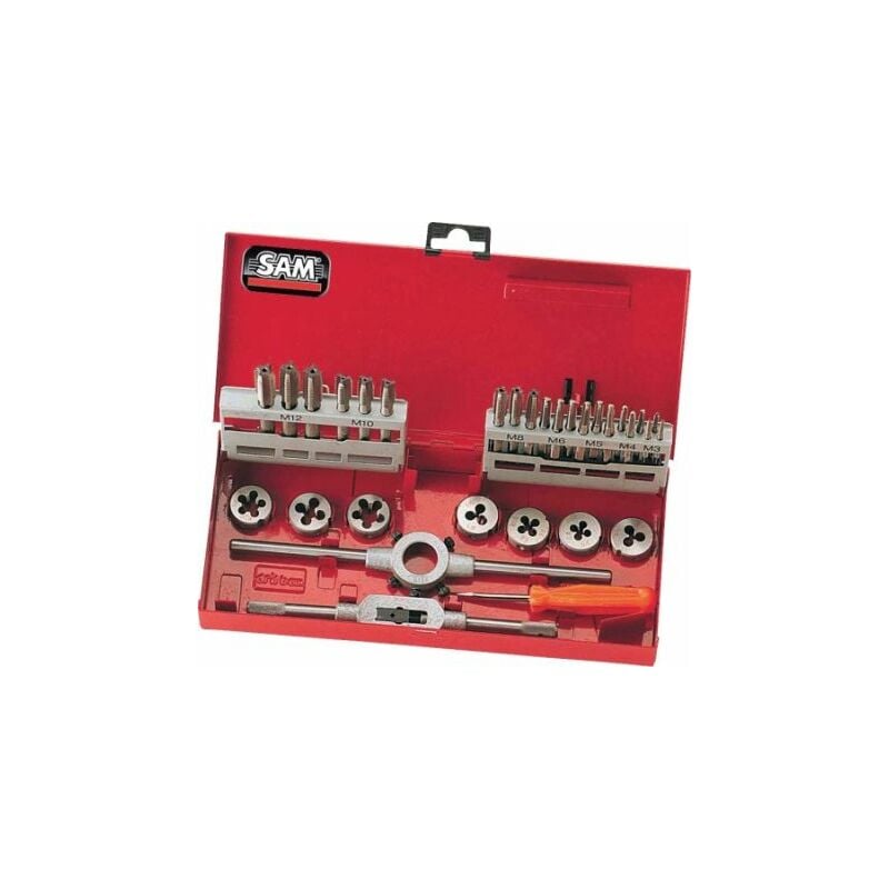 Sam Outillage - Jeu de tarauds et filières sam 31 pièces ( Prix pour 1 )