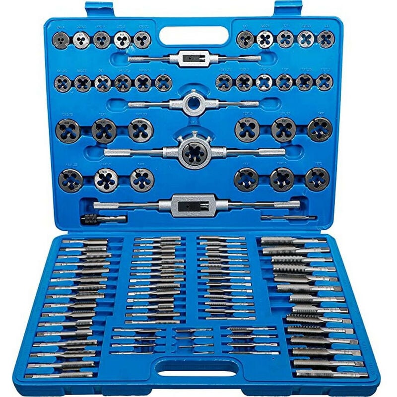 Bgs Technic - Coffret de tarauds et filieres metriques de 2 à 18 mm assortis