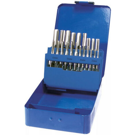 Coffret de tarauds metriques 3 passes de 3 à 12 mm