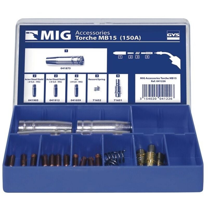 GYS - Coffret de torche MB15 - mig 150 a - 041226