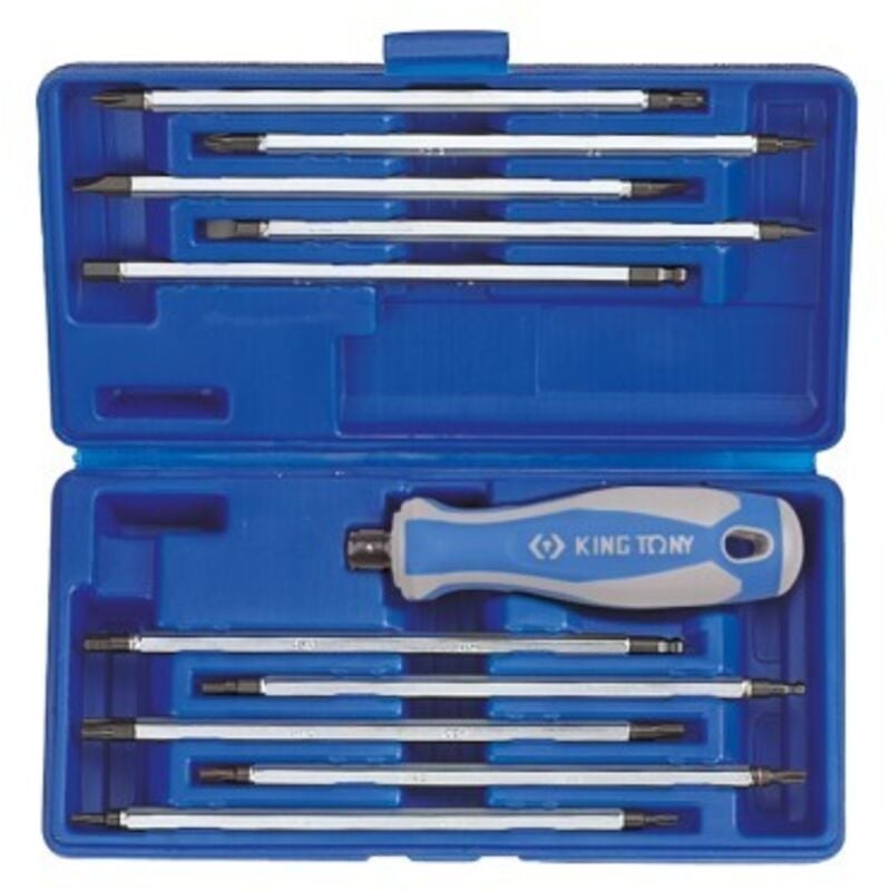 Coffret de tournevis à lames interchangeables 11 pièces - King Tony