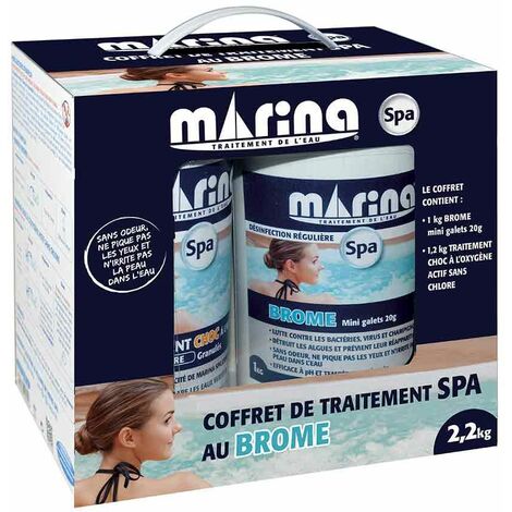 Coffret de traitement brome pour spa - Marina Spa