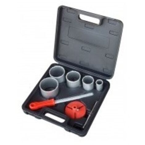 Coffret De Trepans Au Carbure Désignation Coffret De 5 Trépans Carburecomposition ø 33 / 53 / 67 / 73 / 83 Mm