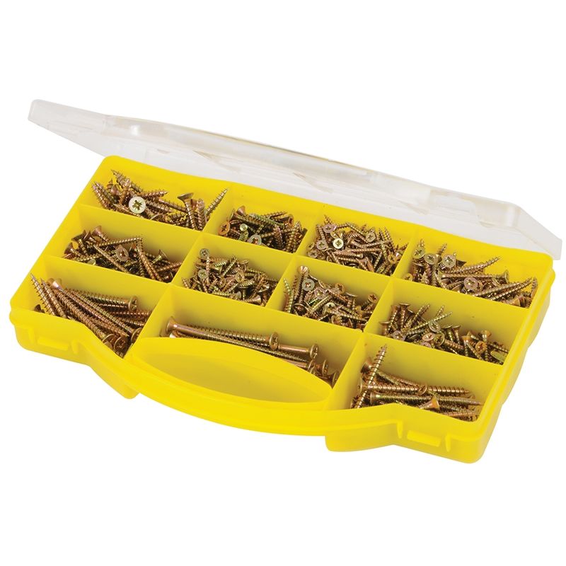 Fixman - coffret de vis à tête fraisée bichromatées 780 pcs 365265