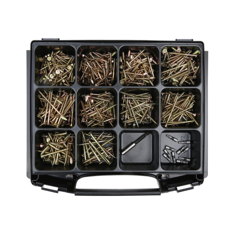 Förch - Coffret de vis tf tx forch - 640 pièces - filetage 4,5 - 6 mm