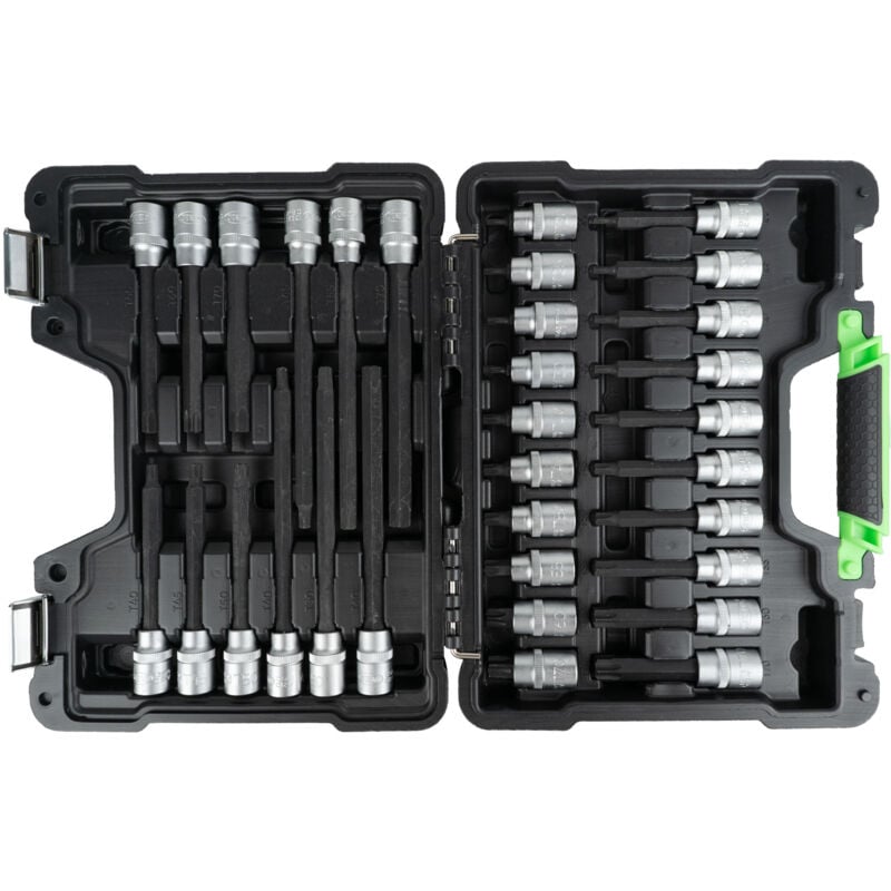 JBM - boîtier d'embouts à vis torx 32 pièces 52605