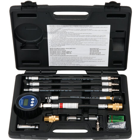 Coffret d'étanchéité et de compression de cylindre moteur essence, 10 pcs 0
