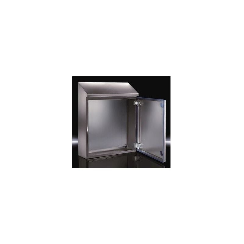 Rittal - Coffret d'habillage 437X220X155mm acier inox 304 porte pleine avec toit incliné 30° IK08 IP66 hygienic design 1302600
