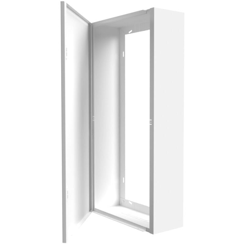 Atole - Coffret d'habillage 13 modules en acier blanc - h. utile : 610 mm