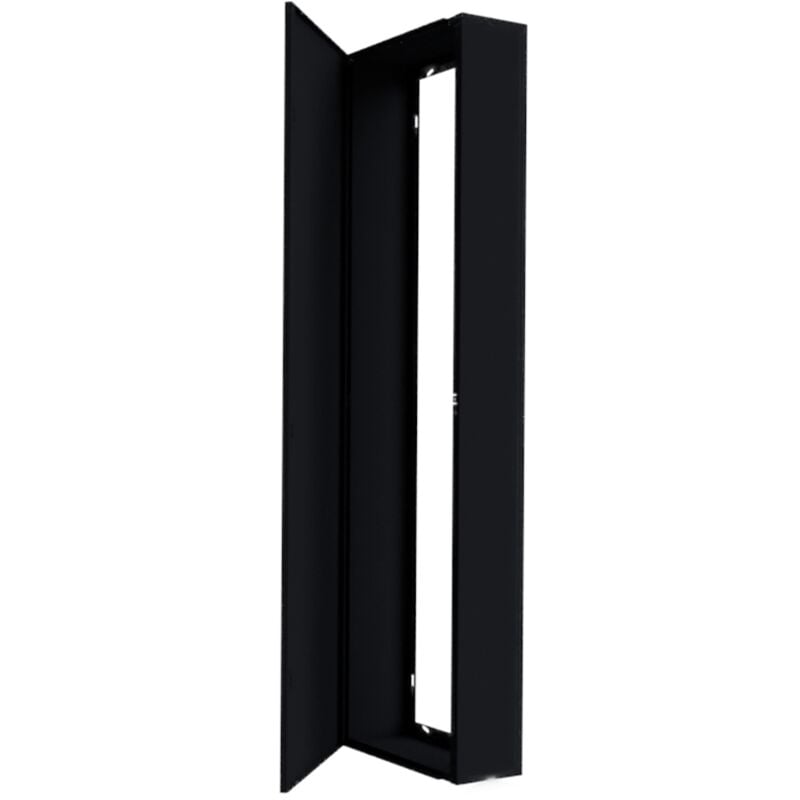 Coffret d'habillage Atole 13 modules en acier noir - h. utile : 1110 mm