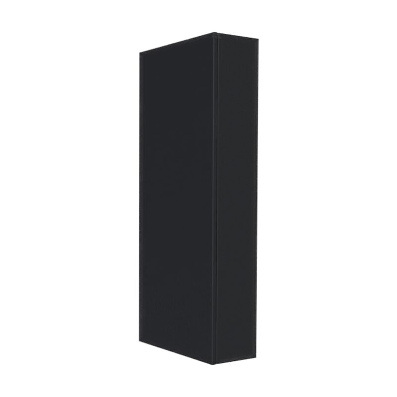 Coffret d'habillage Atole 13 modules en acier noir - h. utile : 730 mm