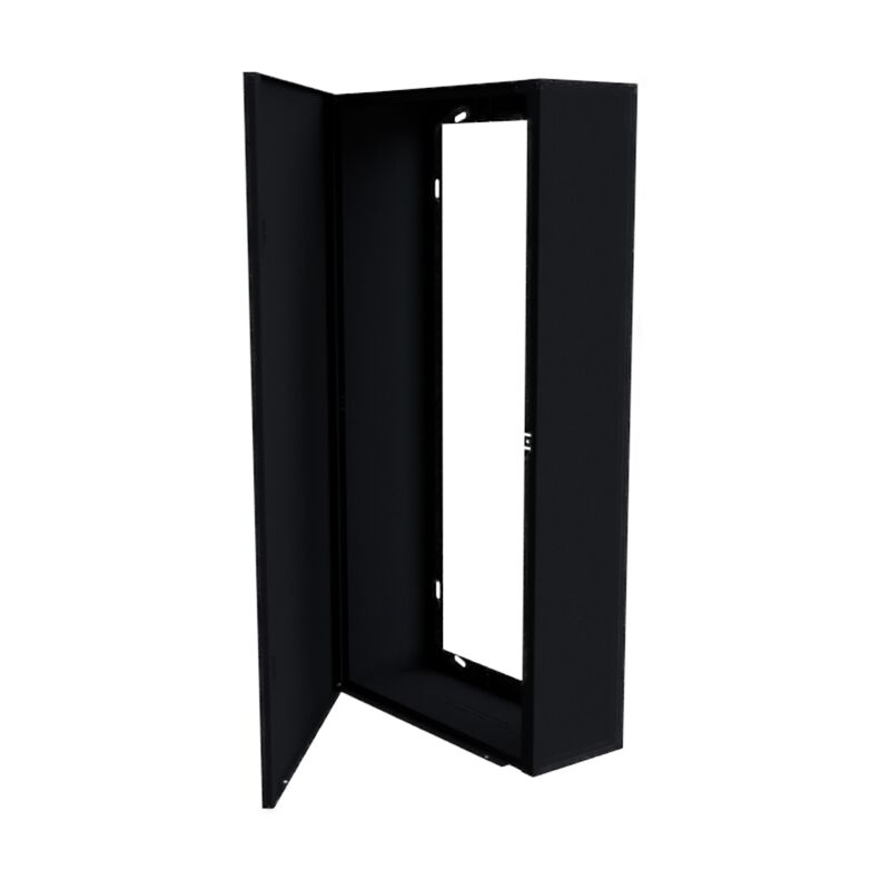 Coffret d'habillage ATOLE 13 modules en acier noir - H. utile : 610 mm