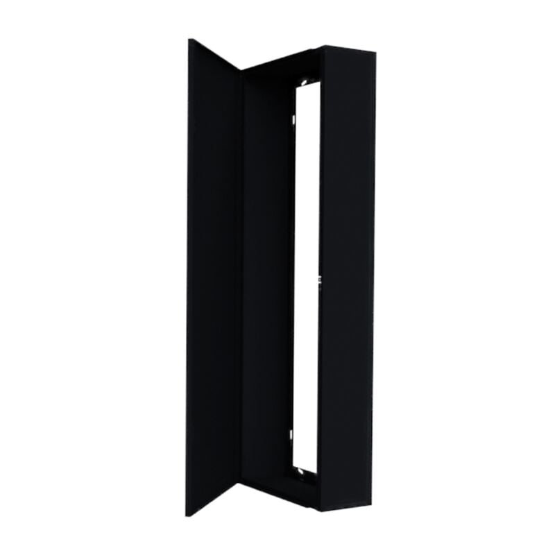 Atole - Coffret d'habillage 13 modules en acier noir - h. utile : 860 mm