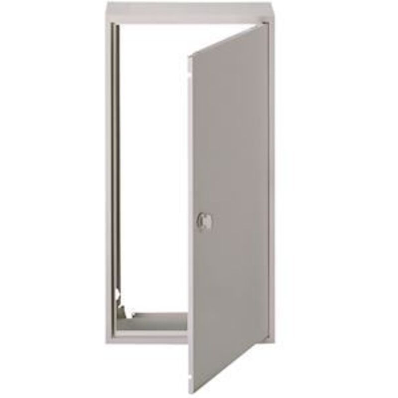 Coffret d'Habillage Avec Porte pour Tableau Électrique Hager 26 Modules 675x350x140mm en Acier Gris - GS72A