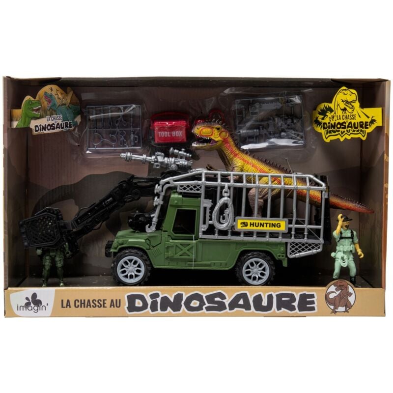 Imagin - Coffret dinosaures avec accessoires