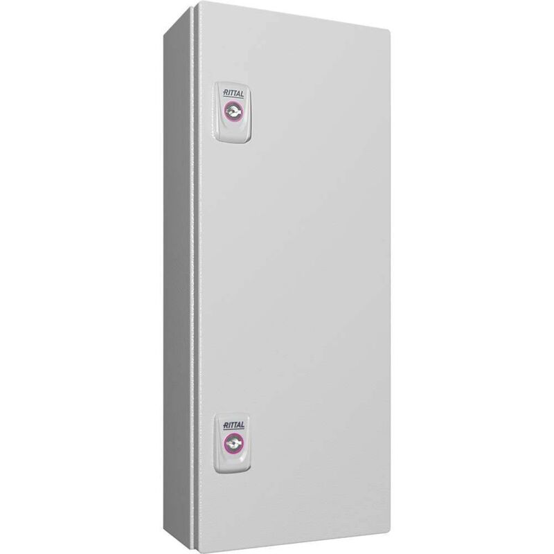 Rittal - kx 1557.000 Coffret d'installation, Boîtier mural 200 x 500 x 120 Tôle d'acier gris clair (ral 7035) 1 pc(s)