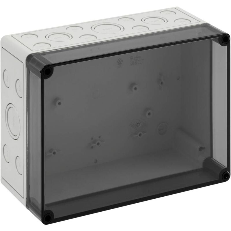 Coffret d'installation Spelsberg tk ps 2518-11-tm 10650801 gris clair (ral 7035) 254 x 180 x 111 Polycarbonate, Polysty