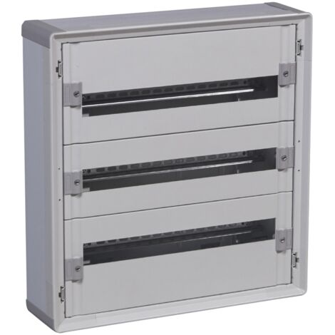 Coffret distribution isolant XL³160 tout modulaire 3 rangées et 72 modules - 401803 - Legrand