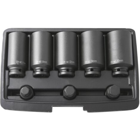 Coffret douille-embouts choc 1/2" moyeux et cardans (8 pcs) - OM 7069 - CLAS Equipements
