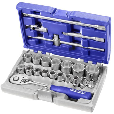 EN STOCK Coffret de 42 clés//douilles 1//2 pouce métriques et AF