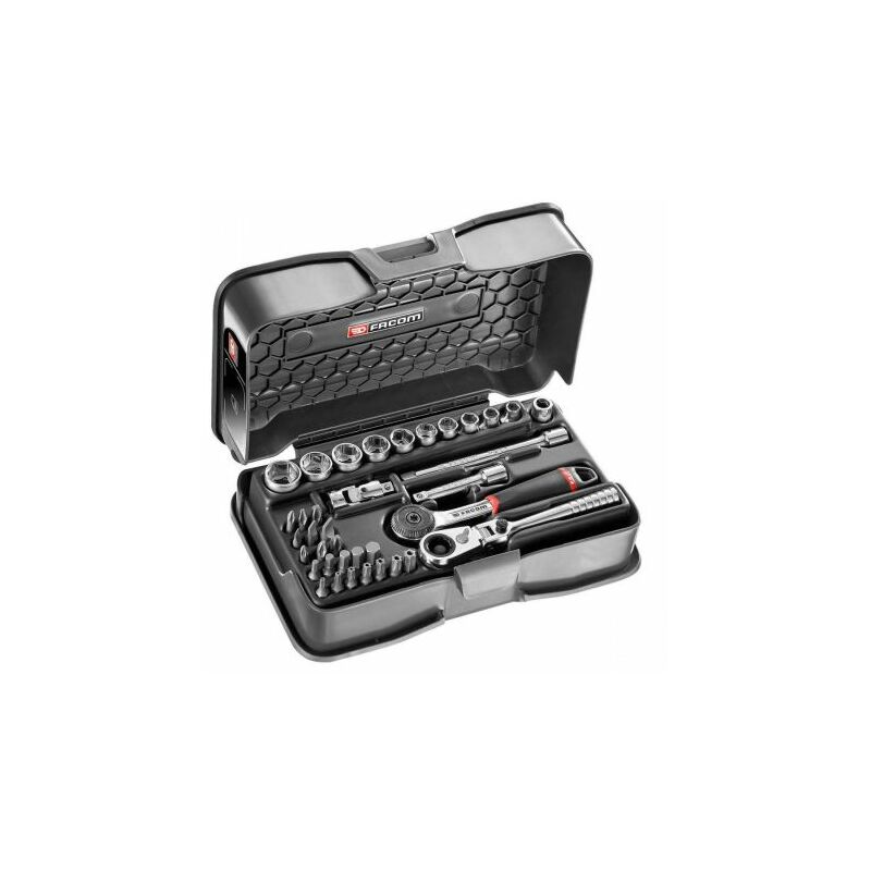Jeu de douilles et d'embouts Facom 1/4'' 37 pièces ( Prix pour 1 )