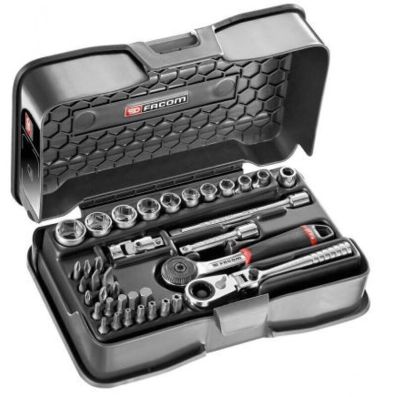 Coffret douilles 14' 6 Pans métriques FACOM 37 pièces R.161 6P6HXPB - vue 2