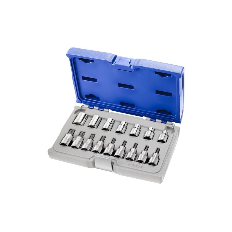 Expert - coffret de douilles et douilles tournevis torx 1/2' - 16 pièces - E032907