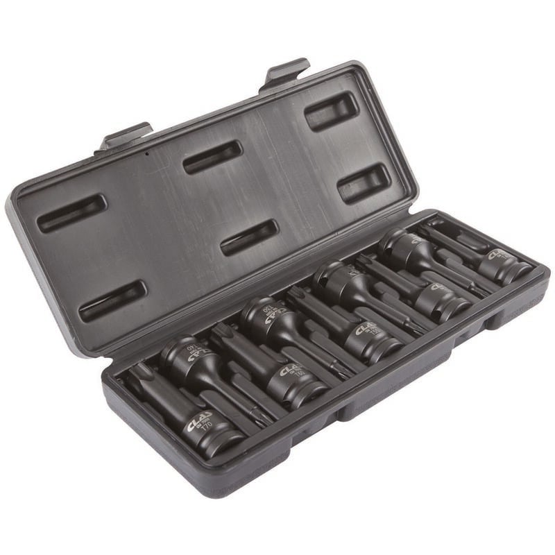 Coffret douilles embouts choc 1/2' T20-t70 (9 pcs) - om 7009 Clas Equipements