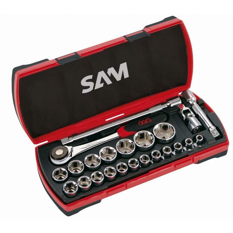 Coffret de 23 douilles et accessoires sam - 75SH23