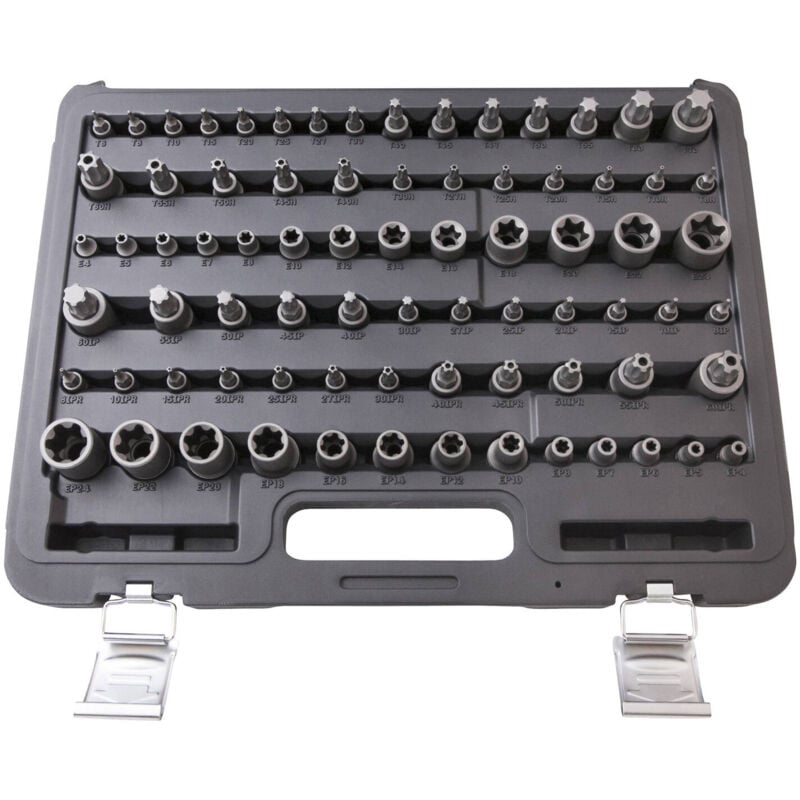 Coffret douilles et douilles embouts ts-torx-torx plus (77pcs) - om 2338 Clas Equipements