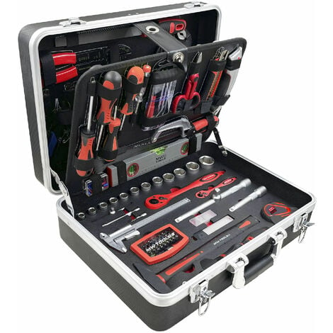 Coffret d'outils 147 pièces dans une valise ABS MW-Tools BTK147A