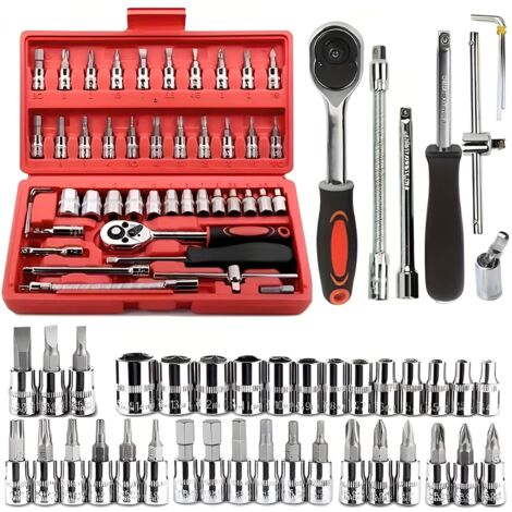 Coffret d'outils d'atelier, clé dynamométrique, idée cadeau fête des pères
