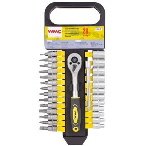 Coffret d'outils embouts douilles 1/4 28 pièces