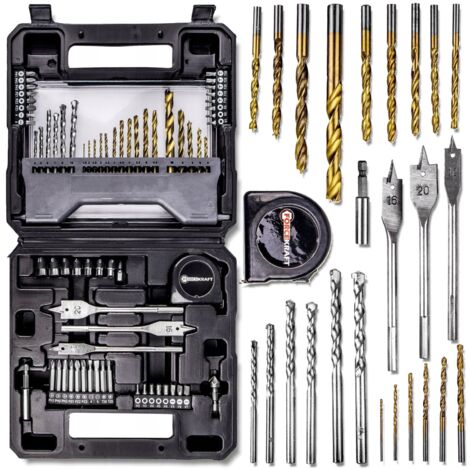 Coffret d'outils FORCEKRAFT grand format : forets, douilles, embouts, 71 pièces