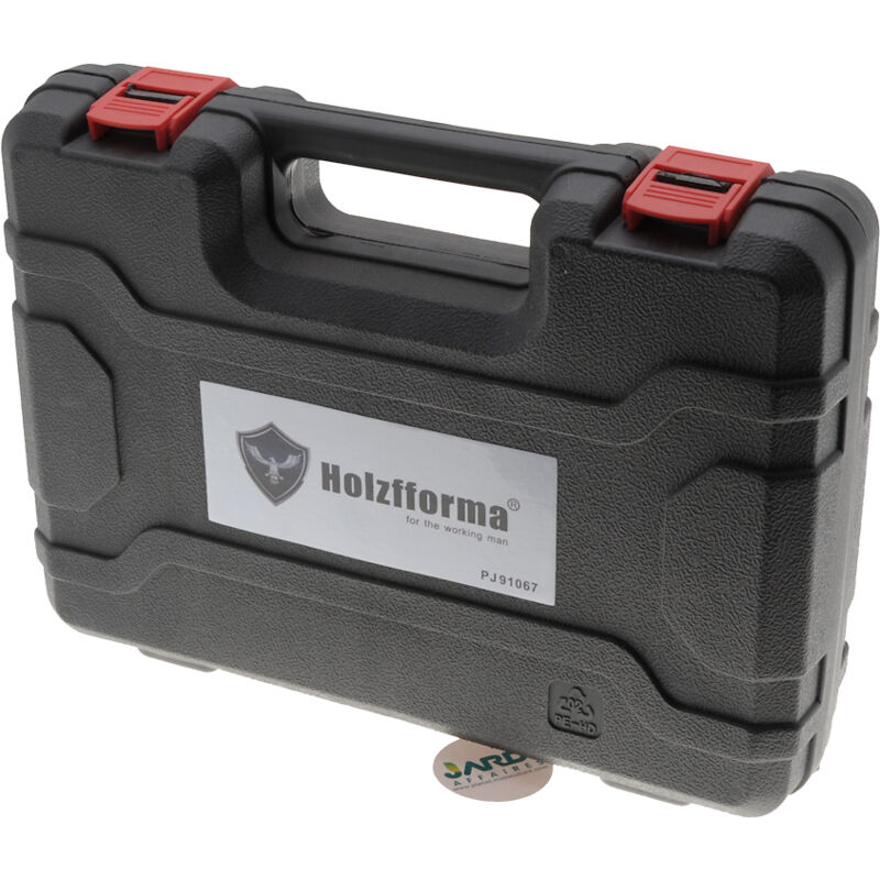 Coffret d'outils pour tronçonneuse avec limes, étau d'affutage et hachette