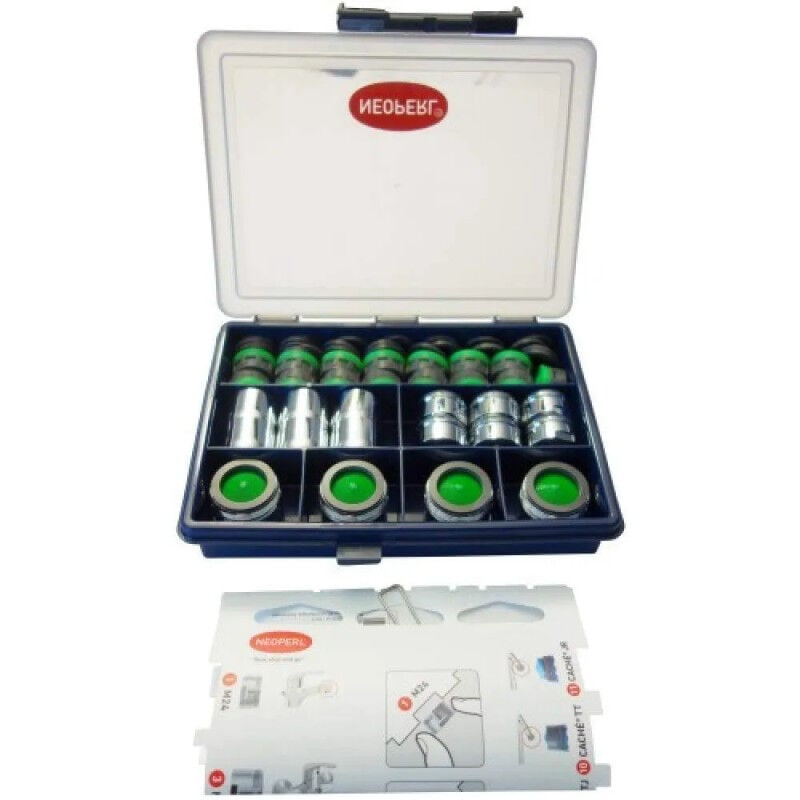 Coffret de maintenance de 31 aérateurs 7.5 à 9L/min.