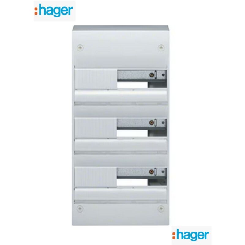 Hager - Coffret électrique 39 Modules - 3 Rangées de 13 modules GD313