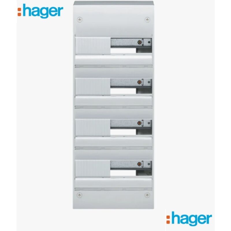 Hager - Coffret électrique 52 Modules - 4 Rangées de 13 modules GD413